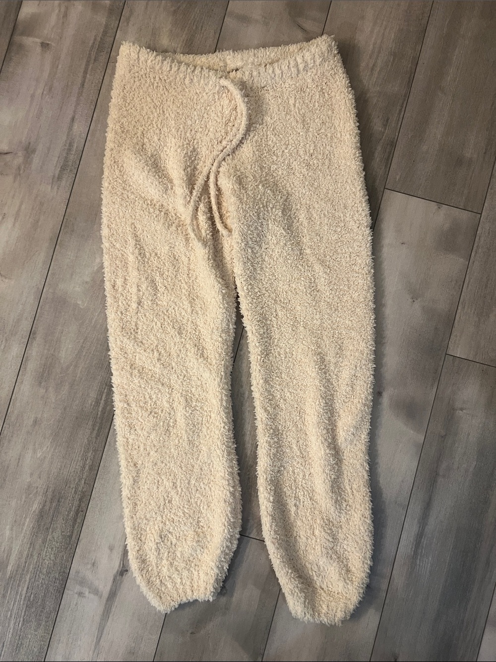 H&M Cream Sherpa Lounge Pants